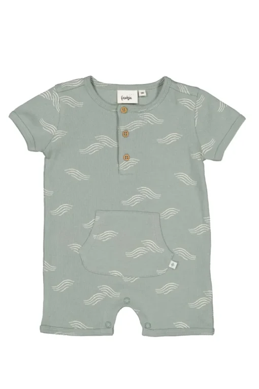 Feetje Babypakjes & Rompers^Baby boxpak groen