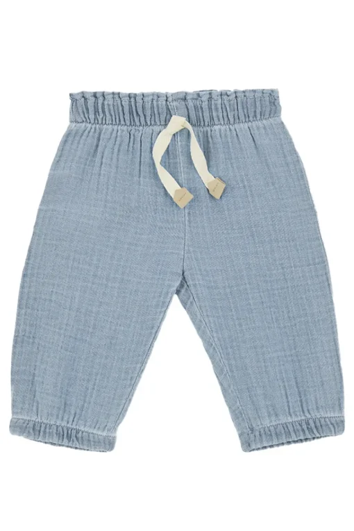 1+ In The Family Broeken^Baby broek blauw