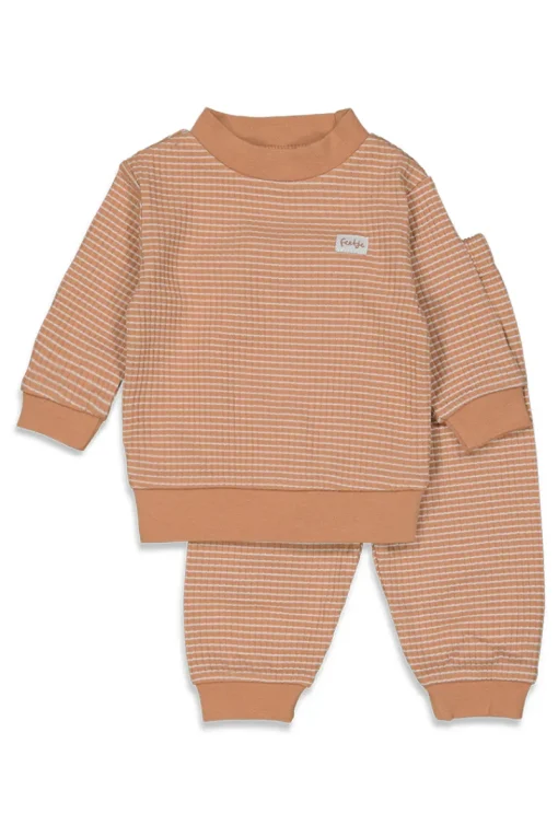 Feetje Accessoires^Baby pyjama bruin