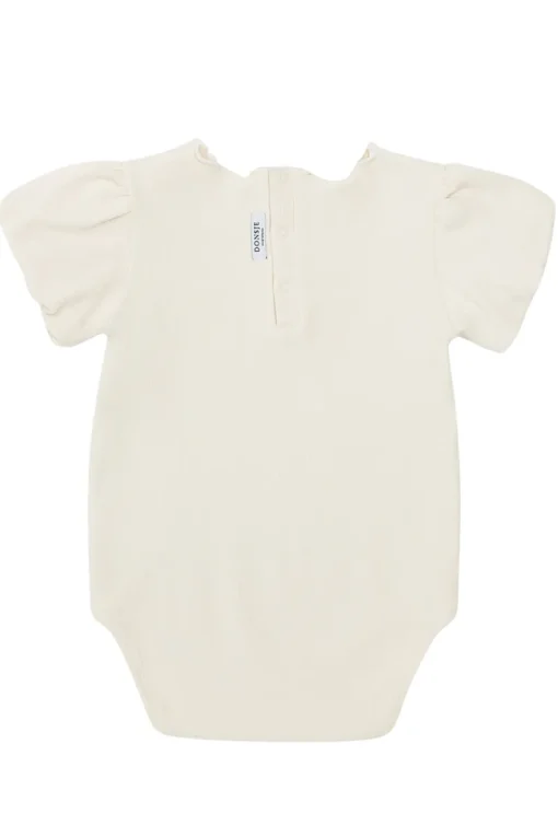 Donsje Amsterdam Babypakjes & Rompers^Baby romper korte mouw ecru
