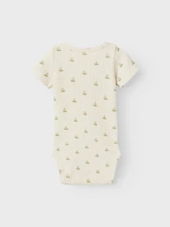 LIL&qout; ATELIER Babypakjes & Rompers^Baby romper korte mouw grijs