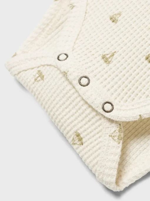 LIL&qout; ATELIER Babypakjes & Rompers^Baby romper korte mouw grijs