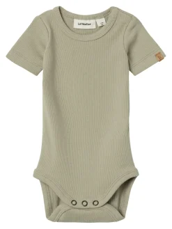 LIL&qout; ATELIER Babypakjes & Rompers^Baby romper korte mouw groen