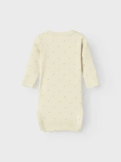 LIL&qout; ATELIER Babypakjes & Rompers^Baby romper lange mouw bruin