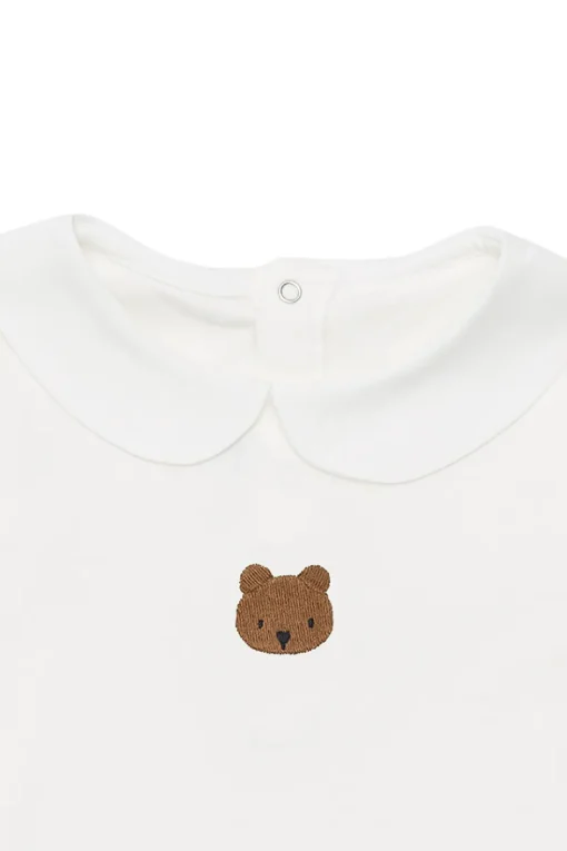 Donsje Amsterdam Babypakjes & Rompers^Baby romper lange mouw ecru