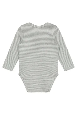 Gray Label Babypakjes & Rompers^Baby romper lange mouw grijs
