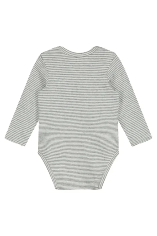 Gray Label Babypakjes & Rompers^Baby romper lange mouw grijs