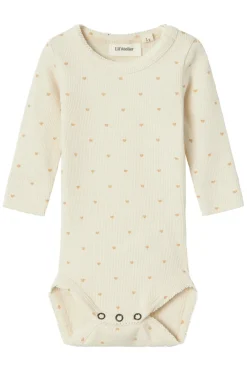 LIL&qout; ATELIER Babypakjes & Rompers^Baby romper lange mouw grijs