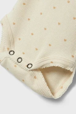 LIL&qout; ATELIER Babypakjes & Rompers^Baby romper lange mouw grijs