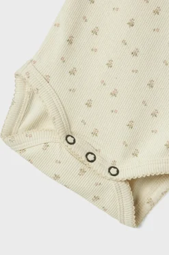 LIL&qout; ATELIER Babypakjes & Rompers^Baby romper lange mouw groen