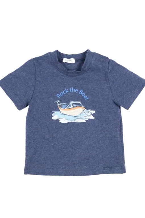 Gymp T-shirts^Baby t-shirt korte mouw blauw
