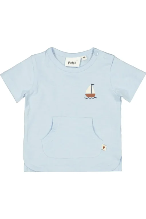 Feetje T-shirts^Baby t-shirt korte mouw blauw