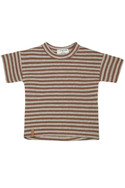 1+ In The Family T-shirts^Baby t-shirt korte mouw bruin