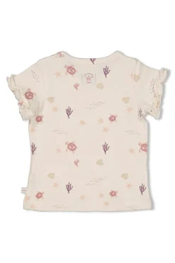 Feetje T-shirts^Baby t-shirt korte mouw ecru