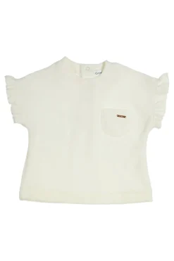 Gymp T-shirts^Baby t-shirt korte mouw wit