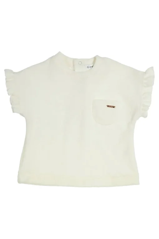 Gymp T-shirts^Baby t-shirt korte mouw wit