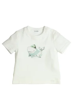 Gymp T-shirts^Baby t-shirt korte mouw wit
