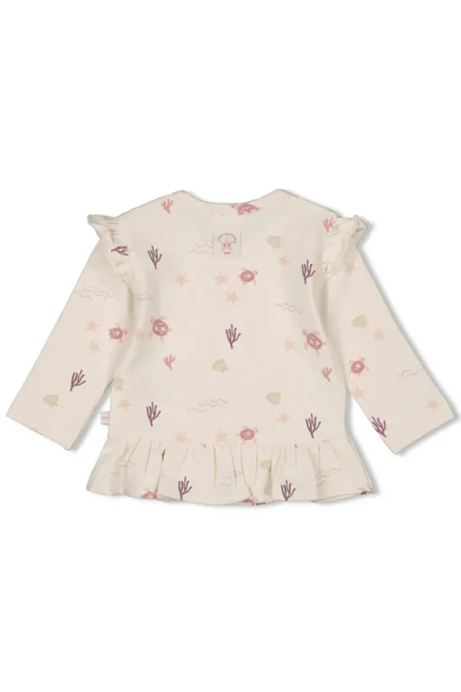 Feetje T-shirts^Baby t-shirt lange mouw ecru