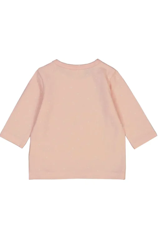 Feetje T-shirts^Baby t-shirt lange mouw rose