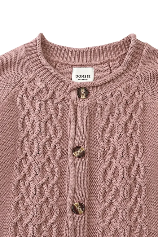 Donsje Amsterdam Truien & Vesten^Baby vest rose