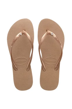 Havaianas Schoenen^Bad /beach badslipper senior goud