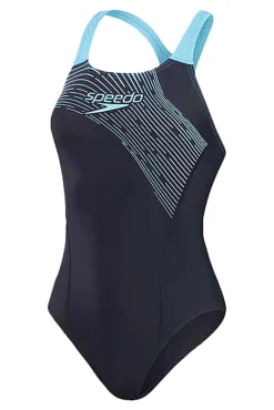 Speedo Sport Style|Sportswear^Bad/beach dames badpak sport blauw