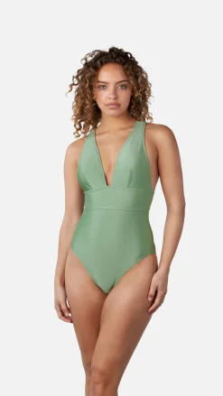 Barts Outlet|Sport Style^Bad/beach dames badpak sport groen