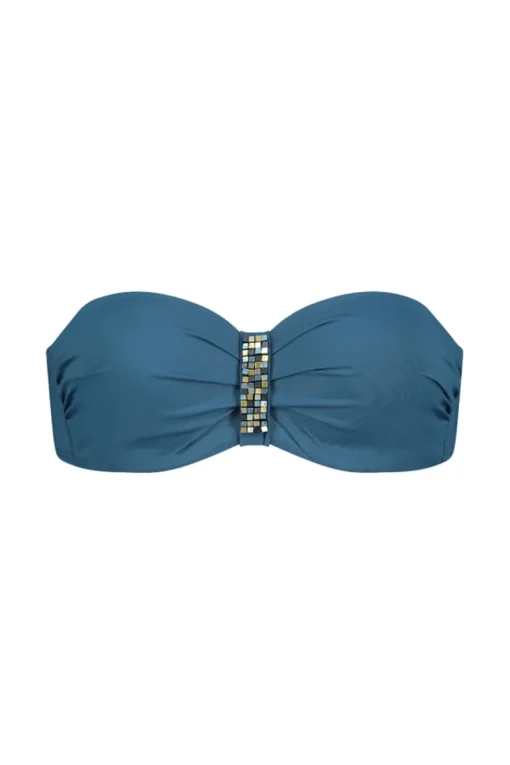 Cyell Outlet|Sport Style^Bad/beach dames bikini top blauw