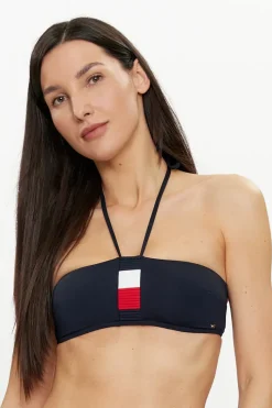 Tommy Hilfiger Outlet|Sport Style^Bad/beach dames bikini top blauw