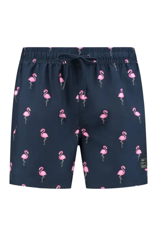 Son of a Beach Sport Style^Bad/beach heren zwemshort blauw