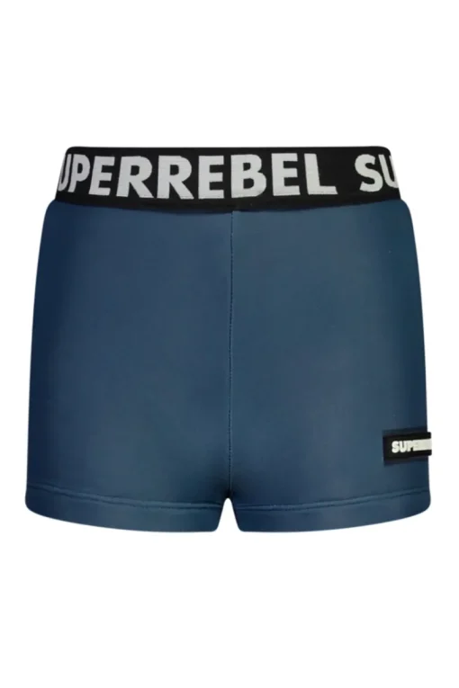 Superrebel Badkleding|Sport Style^Bad/beach jongens zwemslip mid blauw