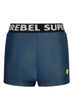 Superrebel Badkleding|Sport Style^Bad/beach jongens zwemslip mid blauw