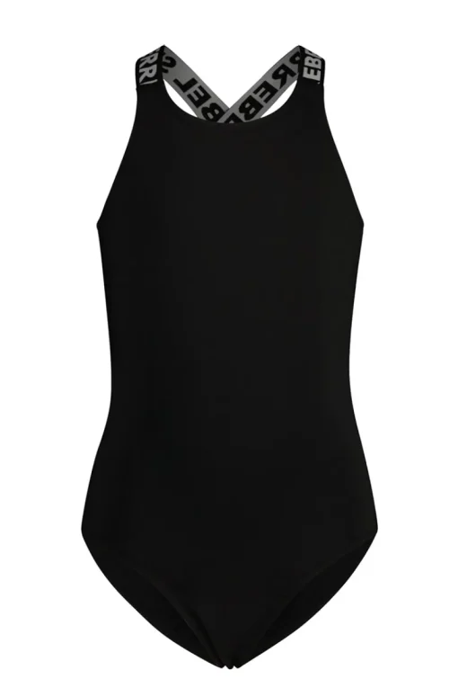 Superrebel Sport Style^Bad/beach meisjes badpak mode zwart