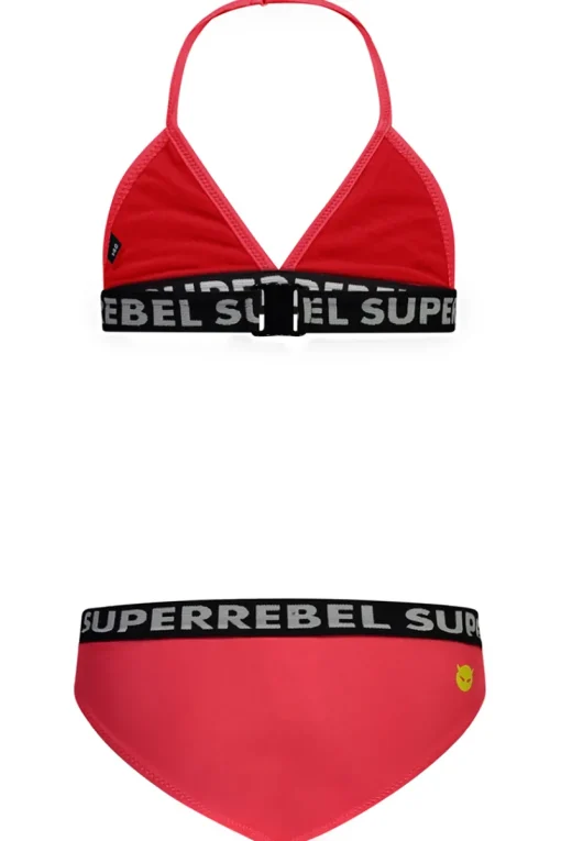 Superrebel Sport Style^Bad/beach meisjes bikini rood