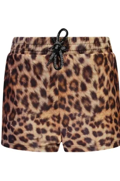 Superrebel Sport Style^Bad/beach meisjes short bruin