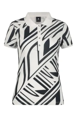 Luhta Sport Style|Sportswear^Casual dames polo km wit