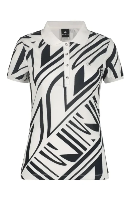 Luhta Sport Style|Sportswear^Casual dames polo km wit