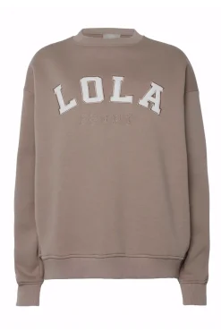 The Lola Club Sport Style|Sportswear^Casual dames sweater bruin