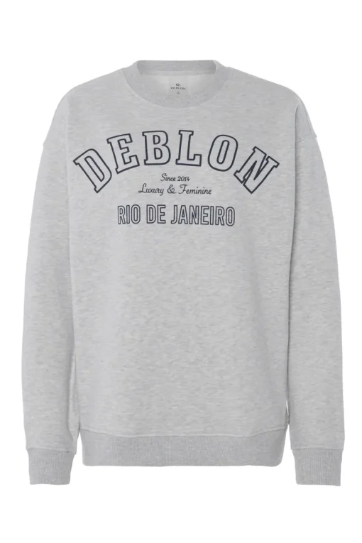 Deblon Sport Style|Sportswear^Casual dames sweater grijs