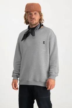 Poederbaas Outlet|Sport Style^Casual heren sweater grijs