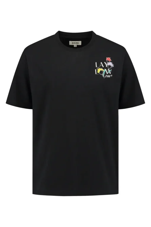Shiwi Sport Style|Sportswear^Casual heren t-shirt km zwart