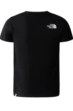 The North Face Sport Style^Casual jongens t-shirt km zwart