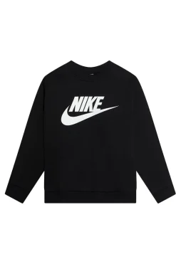 Nike Sportswear|Sport Style^Casual meisjes fleece sweater zwart