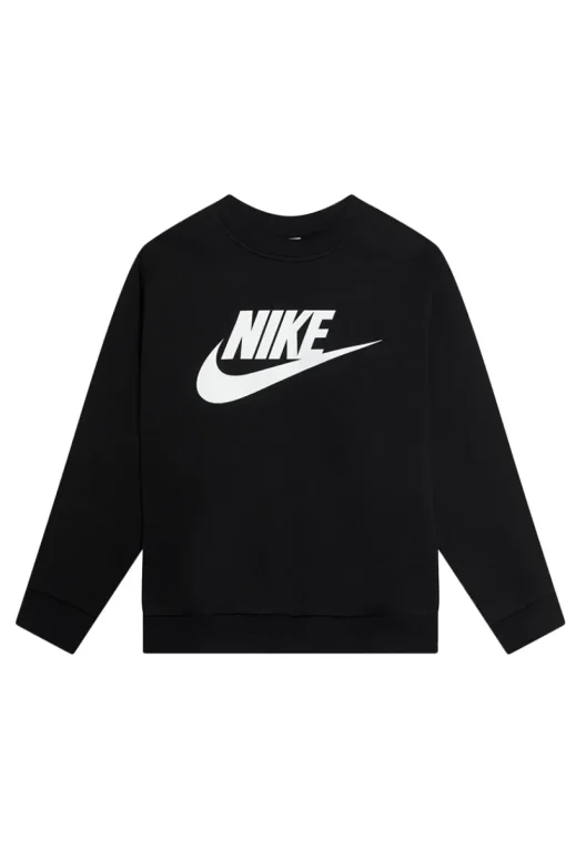 Nike Sportswear|Sport Style^Casual meisjes fleece sweater zwart