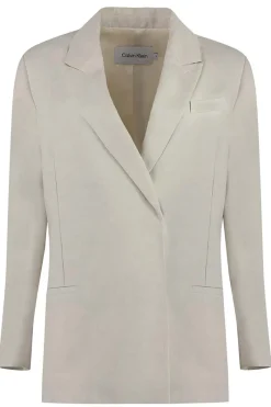 Calvin Klein Outlet^Dames blazer bruin