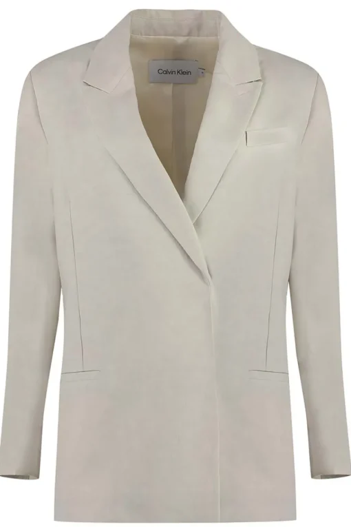 Calvin Klein Outlet^Dames blazer bruin