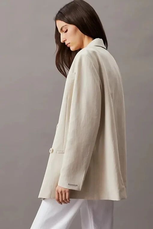 Calvin Klein Outlet^Dames blazer bruin