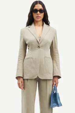 Samsøe Samsøe Outlet^Dames blazer bruin