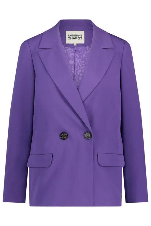 Fabienne Chapot Outlet^Dames blazer paars