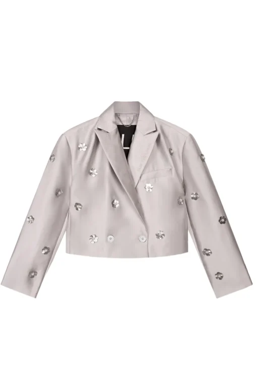 Alix the Label Jeans & Casuals|Blazers^Dames blazer zilver